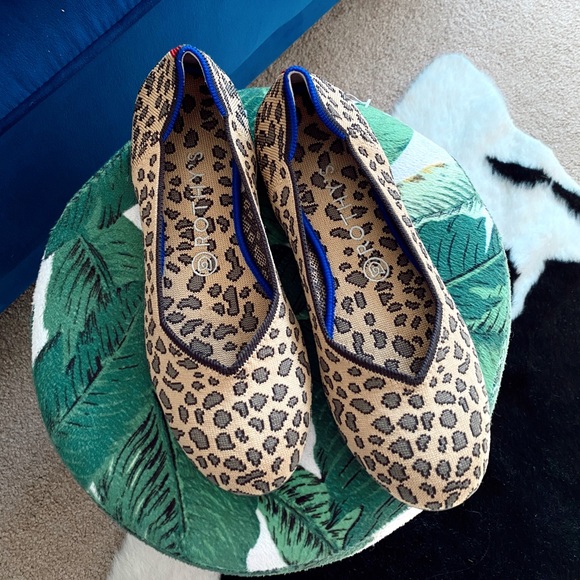 Rothy's Shoes - SOLD Rothys leopard cheetah round toe flats
